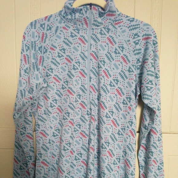 PATAGONIA CAPILENE MIDWEIGHT HALF ZIP PULLOVER ICE FALL BLUE - Picture 1 of 7